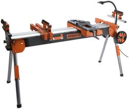 Power Tool Stand With Wheels, Light, Vise And 4-outlet 110v 
