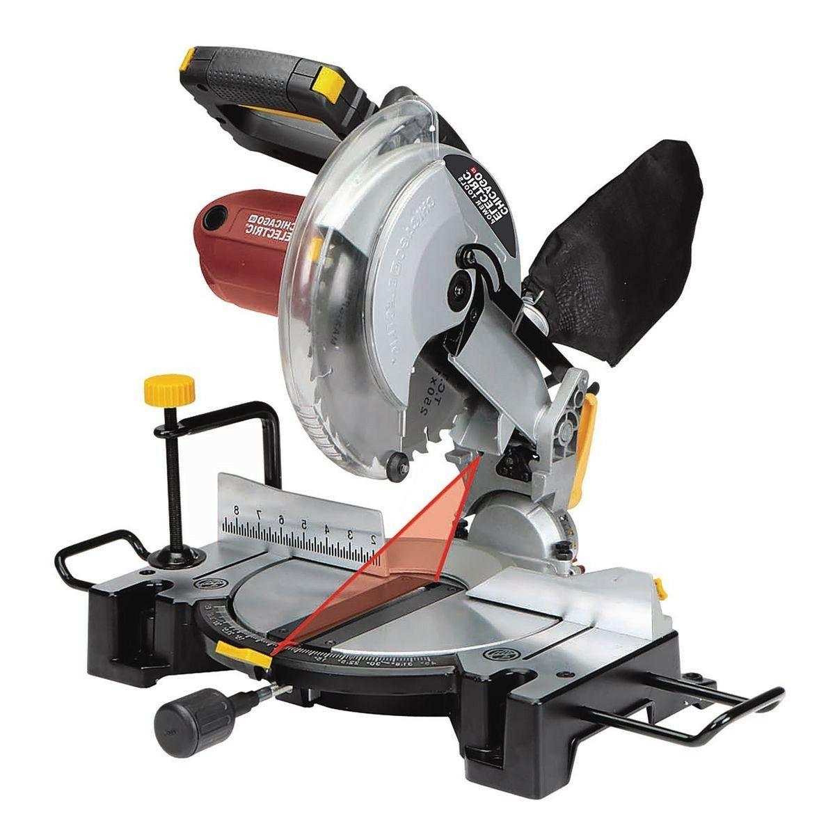 10 Inch Compound Miter Saw with Laser Guide